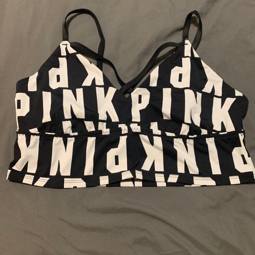 PINK Sports Bra Size L - Picture 2 of 5